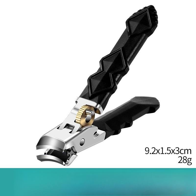 Stainless Steel Long Large Opening Nail Clippers Anti-splash Nail Clippers Large Opening Grip Nail Clippers