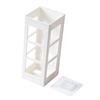 Wall Mounted Curling Iron Holder Plastic Space Saving Hair Dryer Tools Organizer Rack for Bathroom