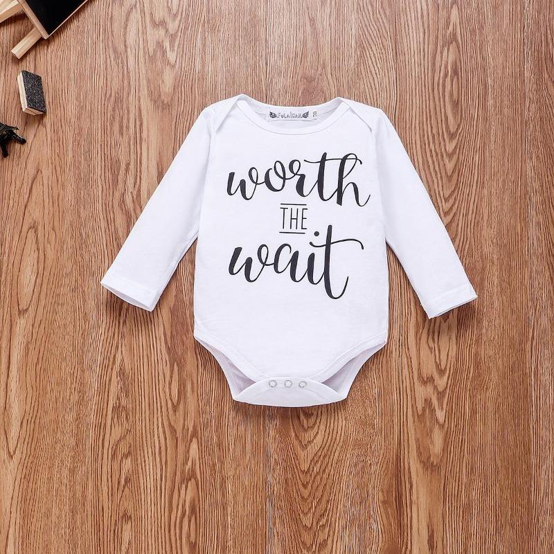 Newborn Infant Kid Baby Boy Girl Autumn Long Sleeve Tops Romper Jumpsuit Long Pants Hat Baby Clothes Outfits 3Pcs Set