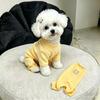 Pet Dog Winter Warm Pajamas With Belly Cover Four-Legged Soft Fleece Sleepwear Small Breeds Like Teddy Bichon