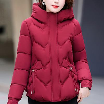 Jachete de iarnă la modă pentru femei, cu glugă, largi, groase, calde, parka, palton de damă