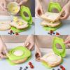 Easy Sandwich Sealer -Round Sandwich Cutter Sealer For Kids Lunch Boxes 2-in-1 Sandwich Maker Ideas For School Lunches Bento
