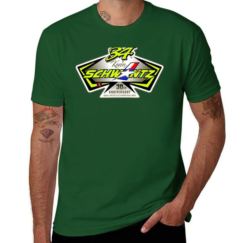 Kevin Schwantz 34 Tshirt Customizeds Sports Fans Unisex Clothings