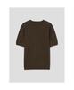 8seconds Formal Round Neck Short Sleeve Knit Khaki