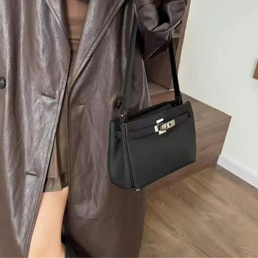 Bag Factory Niche Female Small Square Bag Commuter Hundred Underarm Bag Senior Sense Shoulder Diagonal Cross Tote Bag
