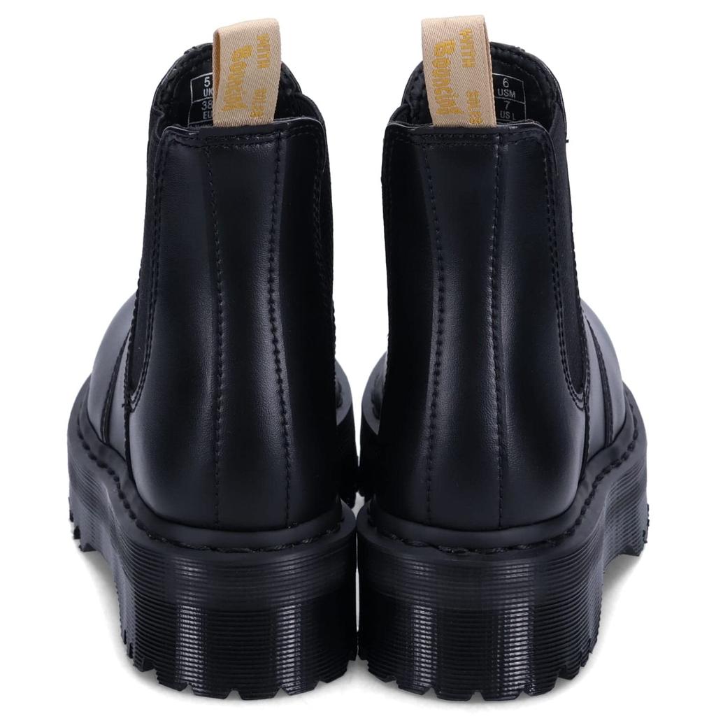 Dr. Martens Chelsea Boots Side Gore Men Women Platform 2976 QUAD PLATFORM CHELSEA Black 27560001 BLACK 22.0 Cm