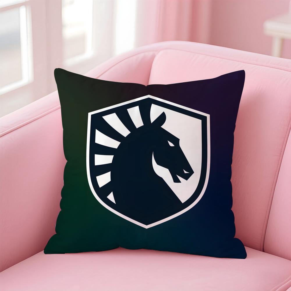 CSGO team logo meme Spirit Falcon Cushion Cover Pillow Case Soft Friendly Fabric Concealed Zipper
