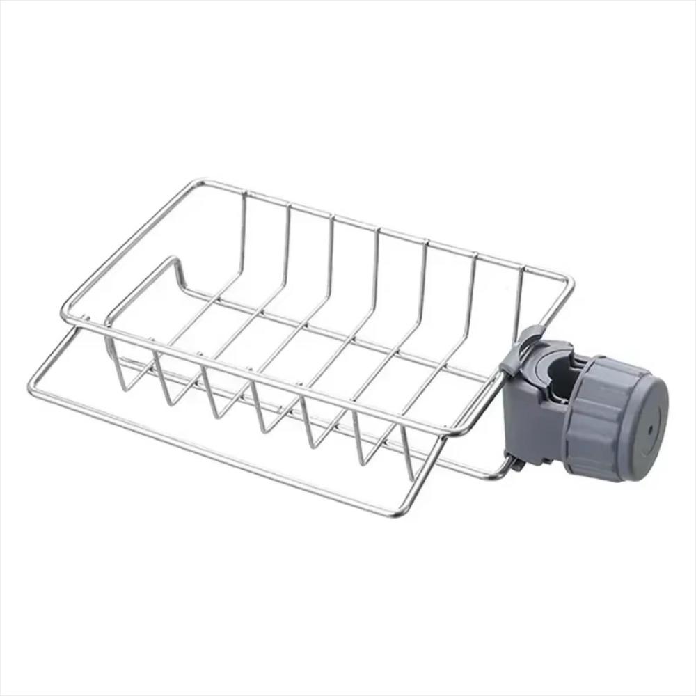 Stainless Steel Faucet Shelf Hanging Faucet Storage Rack Sink Organizer Drain Rack Bathroom Faucet Shelf