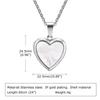 You Can Open The Photo Box, Gold Heart-Shaped Necklace, Stainless Steel Color, Women'S Love Pendant, And You Can Make Photos For Your Mother.