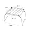 Outdoor Portable Foldable Stove Stand Rack Camping Pot Bracket Holder Gas Stoves Burner Bracket with Storage Bag Hiking Travell
