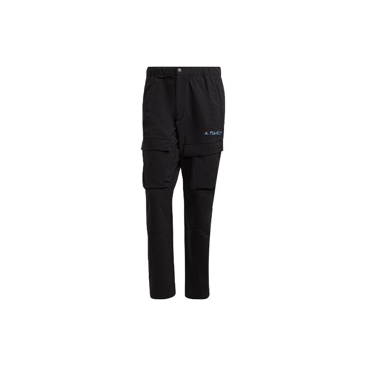 adidas Alphabet Zipper Sports Pants Black Men s GR9972 XL