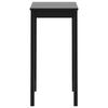 VidaXL Table de bar Noir MDF 55 x 55 x 107 cm