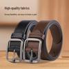 Women's Fashion Alloy Buckle Leather Belt - Versatile, Simple, Thin Waistband for Jeans In Black/Brown.