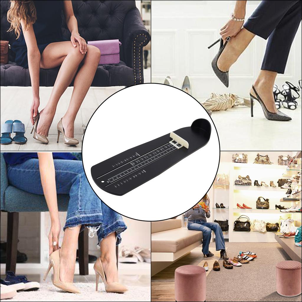 Standard Metal Foot Measuring Device Accurate Sizing Tool for Men Women Kids Home Store Use Professional