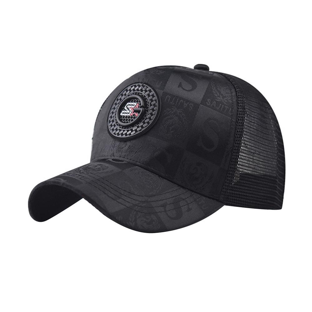 Trendy Embroidery S Men Women Mesh Baseball Cap Sunscreen Casual Sun Visor Hats Breathable Washable Hip Hop Hat