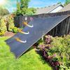 1PC 118"x157" 70% Shade Cloth - Durable Mesh Tarp with Grommets - Sunblock & Anti-Freezing Cover for Garden Plants, Greenhouse, Barns, Kennel,