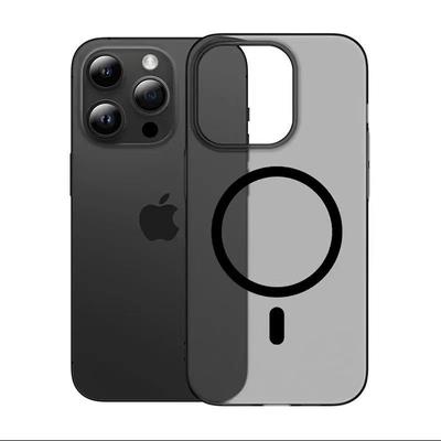 Capa Magnética Magsafe Fosca Translúcida para Celular para iPhone 17 Air 16 15 Pro Max 14 Plus 13 12 11 Carregamento Sem Fio Capa à Prova de Choque