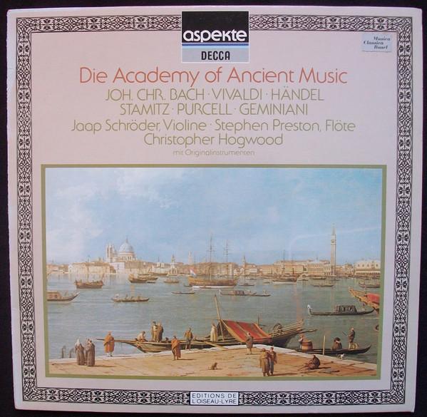 

LP Record VARIOUS - Die Academy Of Ancient Music 642515AH Decca Germany Classical Used