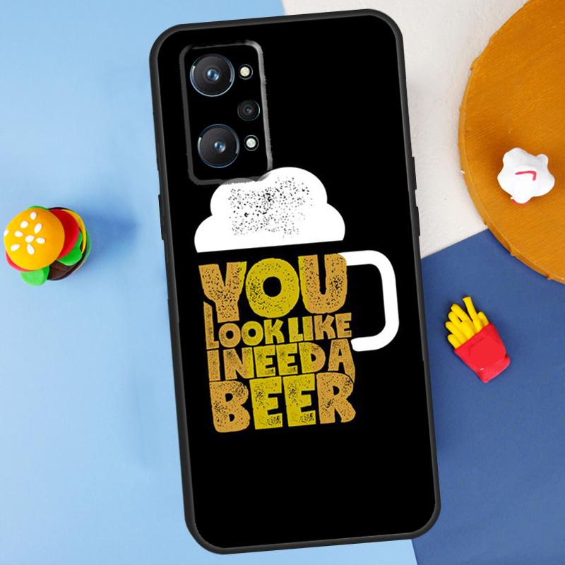 Beer Cup For Realme GT7 Pro GT 6T 6 5 C67 C61 C55 C53 C51 C21Y C25S C75 10 11 12 13 14 Pro Plus Case