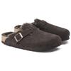 Boston Birkenstock Shearling Suede 'Mocha' 1020567