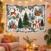 Christmas Theme Wall Tapestry, Xmas Wall Hanging, Holiday Home Bedroom Decoration