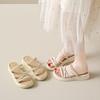 Two cool slippers, new summer fairy breeze one-word Roman beach sandals