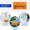 Portable Magnetic Whiteboard with Self-Adhesive Storage Pockets