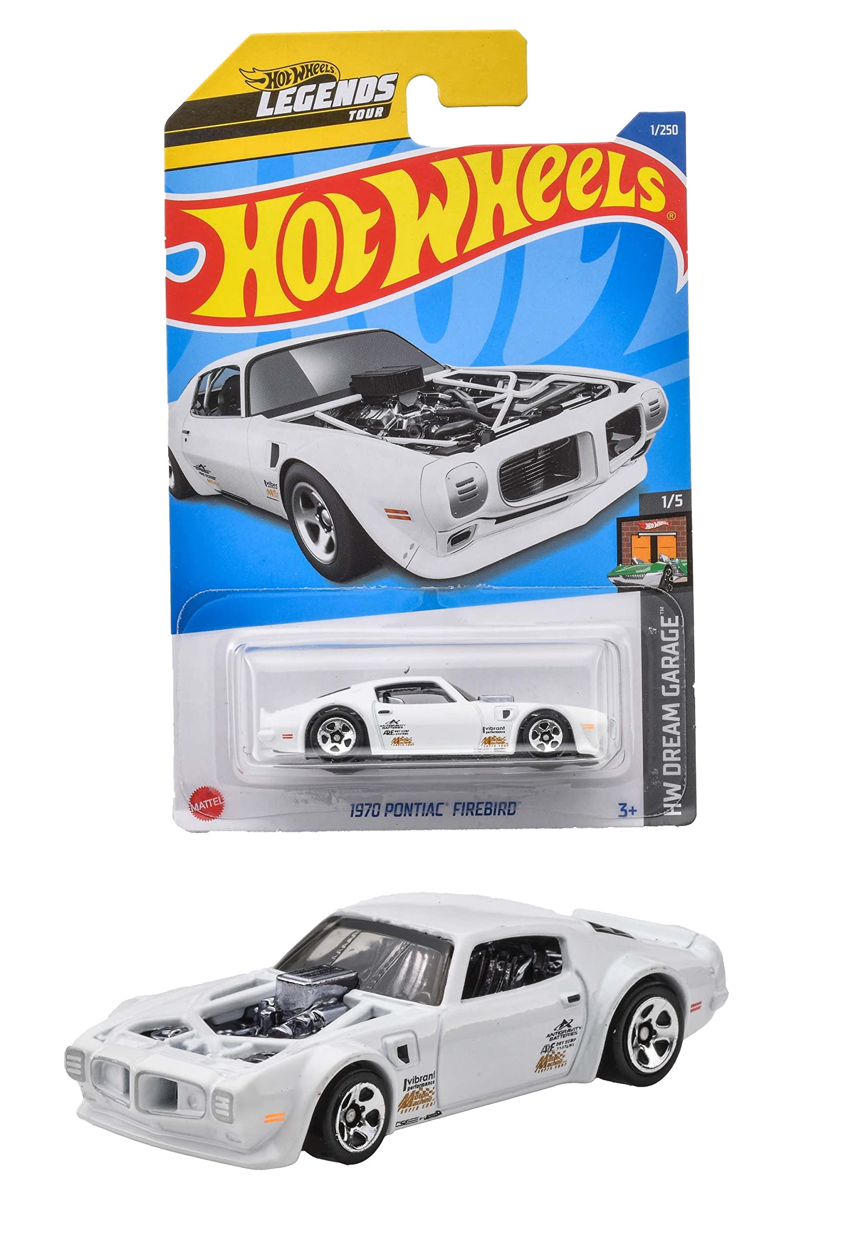 

Hot Wheels Базовая машинка 1970 Pontiac Firebird [Возраст от 3 лет] HHD84