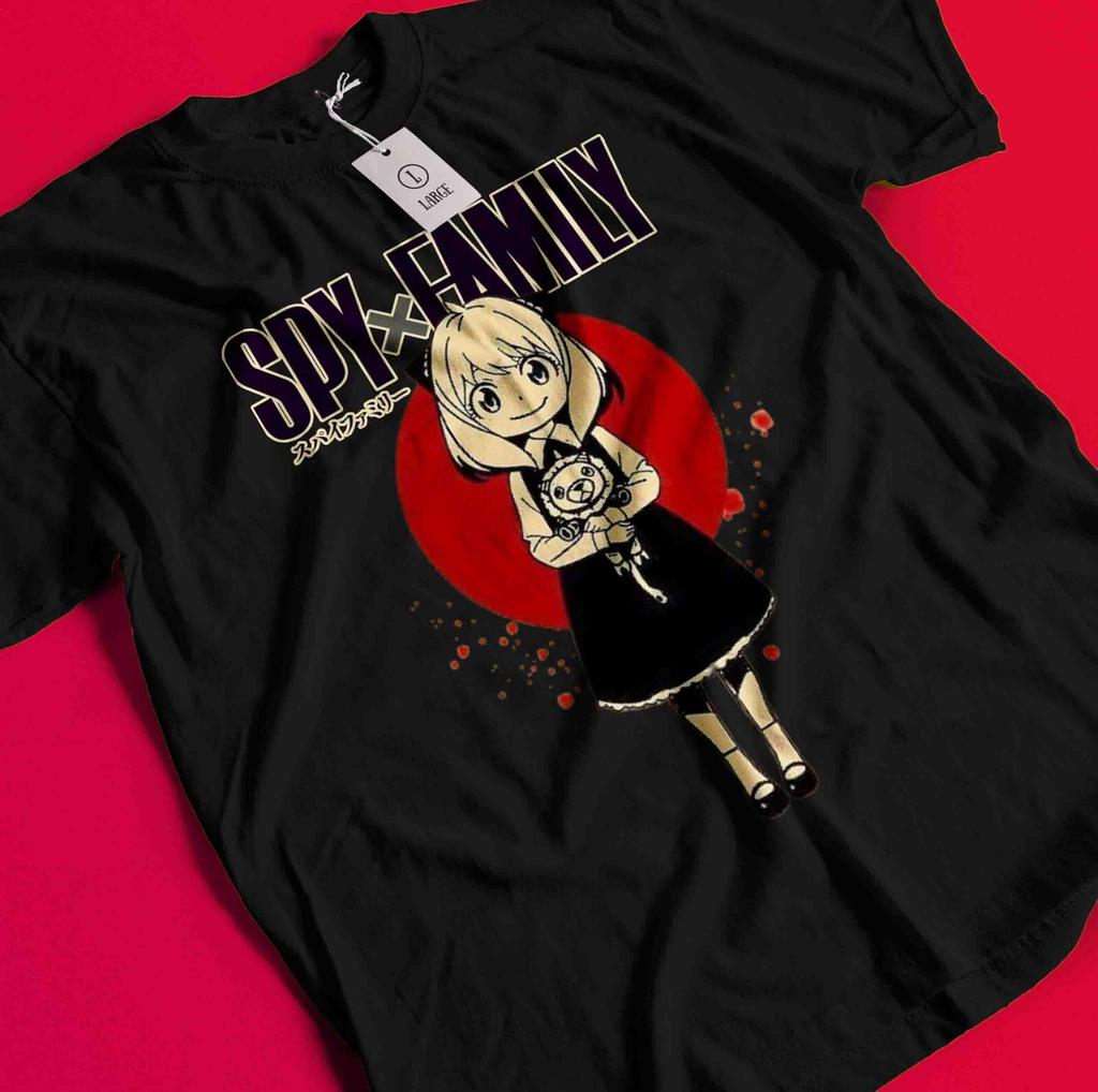 Spy X Family T-Shirt Anya Tshirt Loid Yor Forger Shirt Bond Sylvia Tee Damian BB1253