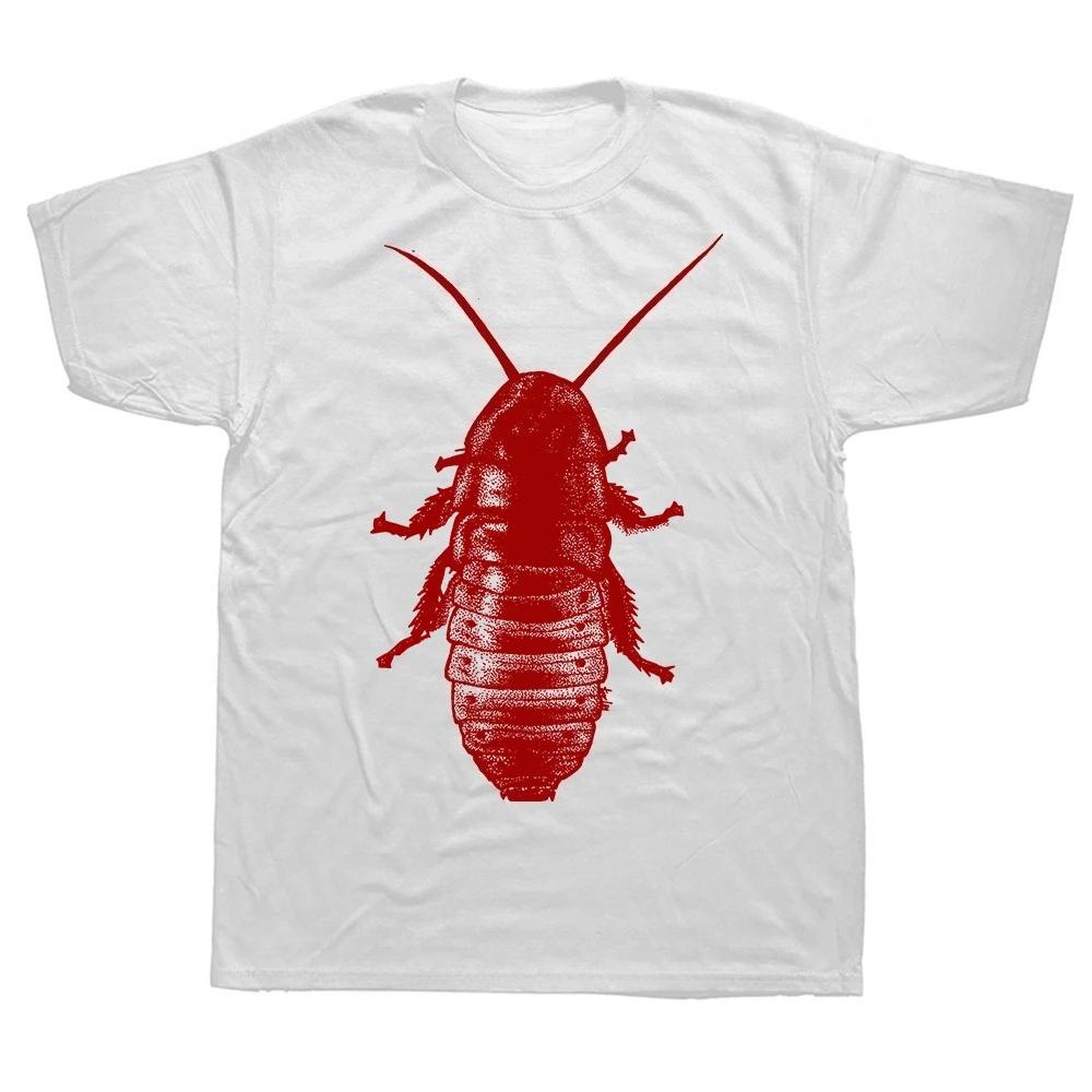 

Womens Shortsleeved Tshirt Street Style Summery and Humorous Printed with A Cockroach Pattern Perfect As A Birthday Gift 4XL