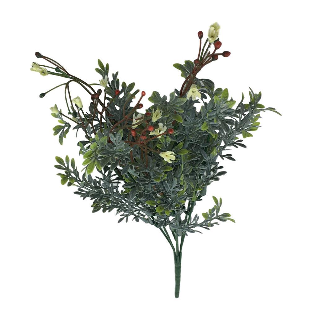 7-heads Baby's Breath Simulation Decor Home Office Plastic Flower Bouquet