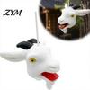 Backyard Wildlife Observation Tool Sheep Head Squirrel Feeder, Weather Resist Outside Hanging Ornament Small Pet Feeding Supplies with Rope,