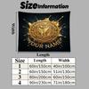 Custom Name Lech Poznan Printed Tapestry – Wall Hanging for Bedrooms, Dorms, and Home Decor