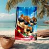 Asciugamano da Spiaggia Ultra-Morbido con Tema Alvin e i Chipmunks, Ideale per Piscina - Campeggio, Immersioni - Essenziale Perfetto per Viaggio, Asciugamano da Spiaggia Vivace.