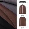 MONTAGUT Men's Autumn/Winter Polo Collar Knit Cardigan Sweater