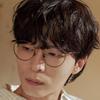 Alloaiweeo [Illusionist] Oversized Round Titanium Brown Eyeglass Frames Il8404 1616M
