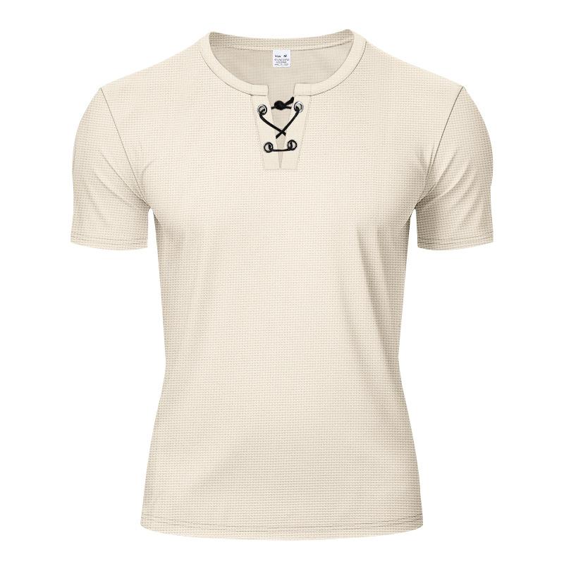 Men's T-shirt Summer Breathable Simple Casual Men's Short-sleeved Top