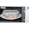 Inomata Chemical Co., Ltd. Microwave Cooker for Warm Vegetables, Clear White, 1.1L Capacity