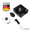 Perixx PERIMICE-819 Ergonomic Mouse, Multi-Device, Simultaneous Connection to 3 Devices, Bluetooth, USB Receiver (Type-C, Type-A), Wireless