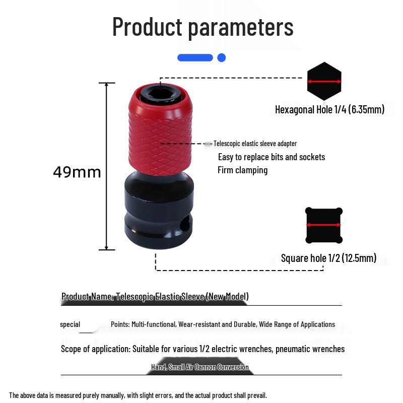 Telescopic Electric Wrench Adapter: Drill & Impact Wrench Accessories