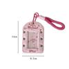 Photocard Holder Keychain Ribbon Bowknot Hanging Decoration Campus Card Protective Cover Ballet Style ID Badge Holder