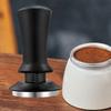 51/58mm Coffee Press Tamping Tool Comfort Handle Adjustable Deep Coffee Compressor Distributor Automatic Rebound for Home Office