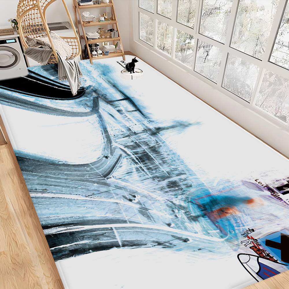 Classic R-Radiohead Rap Band Floor Mat Rectangle Anti-slip Home Soft Badmat Front Door Indoor Outdoor Mat Hotel Decor Mat