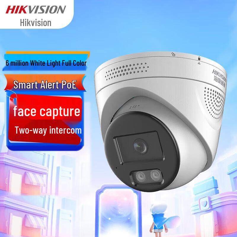 

Hikvision 6MP Full-Color PoE Dome Surveillance Camera