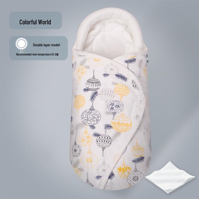 Biduole Reine Baumwolle Baby Puckdecke - Neugeborenen Anti-Schreck-Schlafsack für Frühling & Sommer