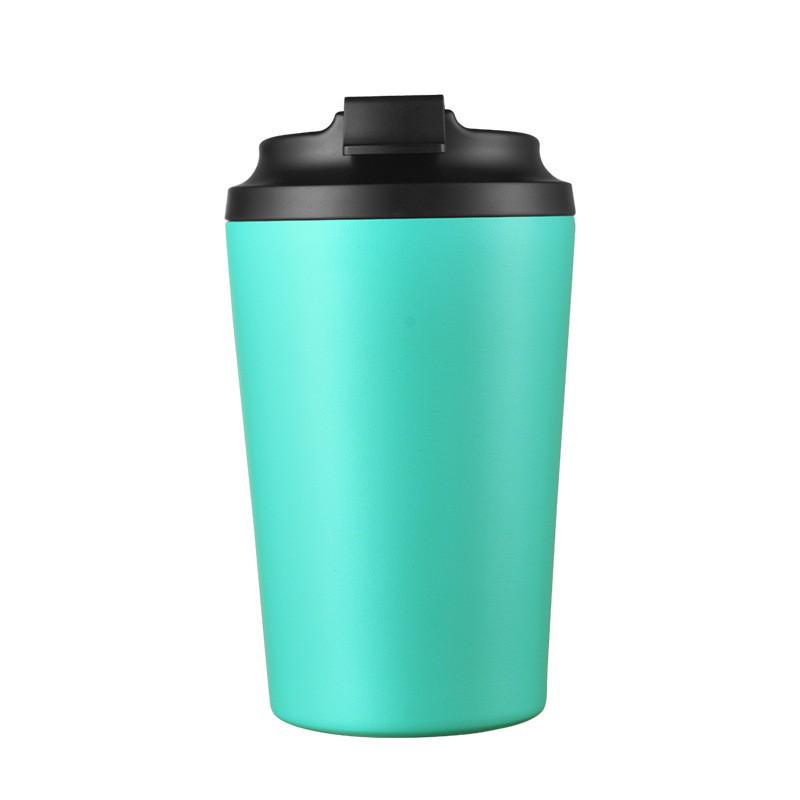 12oz Stainless Steel Insulated Coffee Cup with Scale - 7th Gen Portable Travel Mug