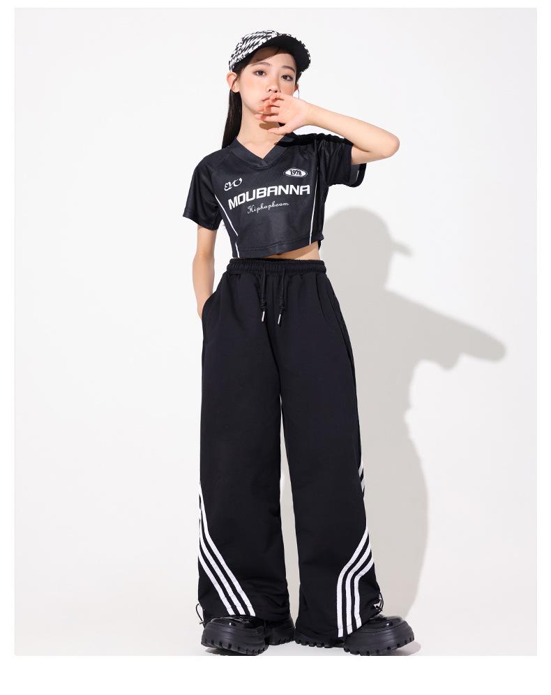 Children's Street Dance Hip-Hop Jazz Performance Costume and Practice Outfit