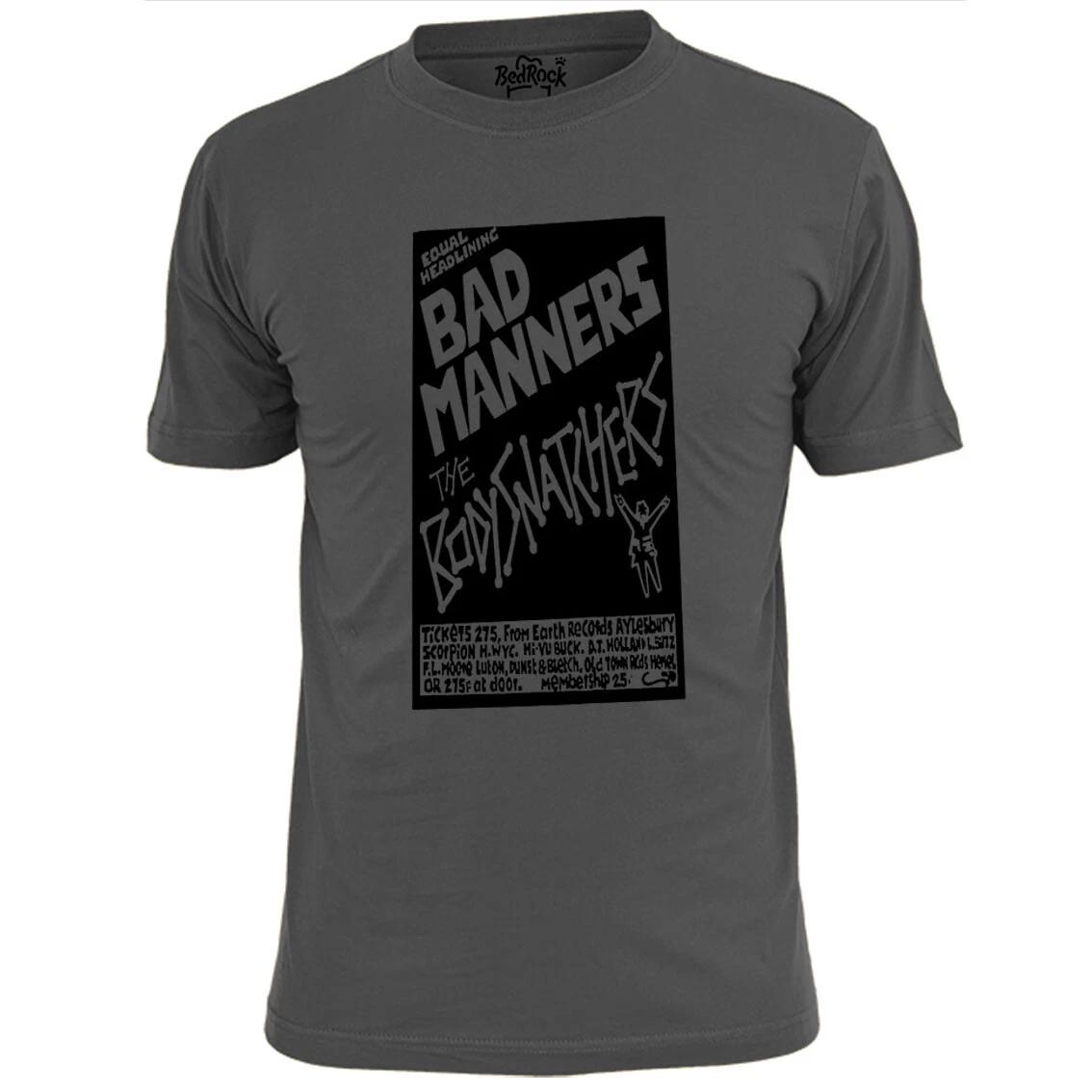 Mens Bad Manners And Bodysnatchers Gig Poster T shirt Ska 2 Tone 2XL