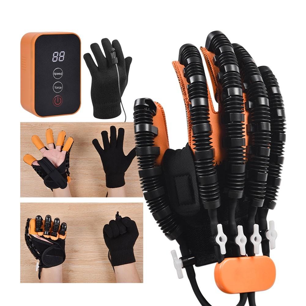 Portable Rehabilitation Robot Gloves Mirroring Stroke Hemiplegia Hand Function Training Glove Finger Care Equipment