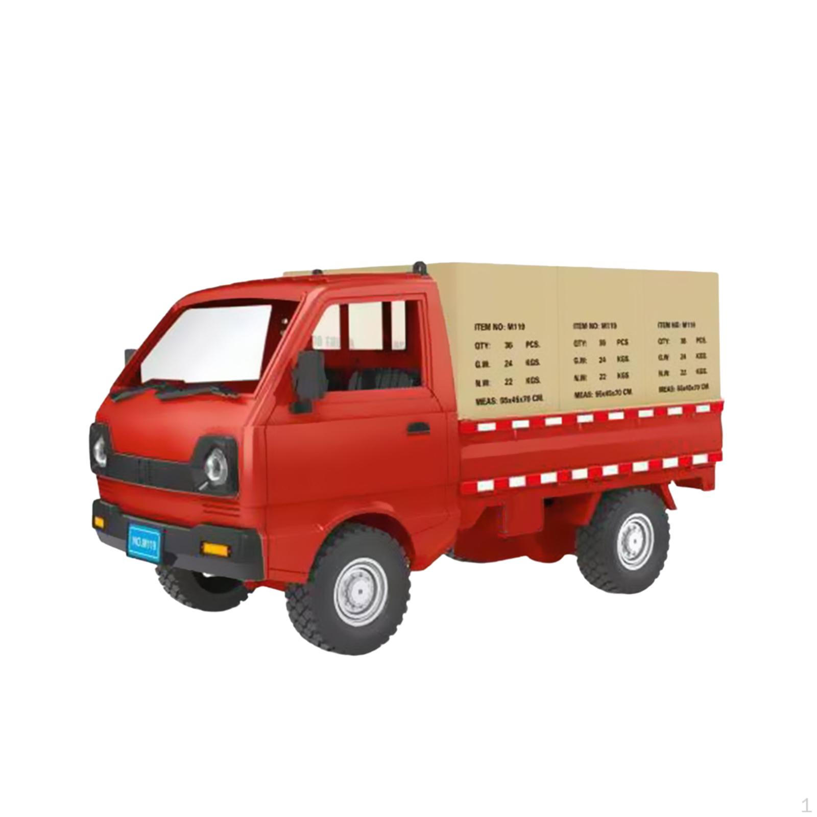 

1/6 Inertia Vehicle Toy Set, Colorful Truck, Children s Educational Gifts червоний